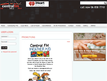 Tablet Screenshot of centralfm.co.nz
