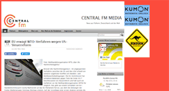 Desktop Screenshot of centralfm.de
